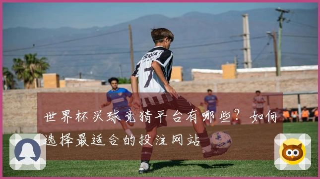 世界杯买球竞猜平台有哪些？如何选择最适合的投注网站